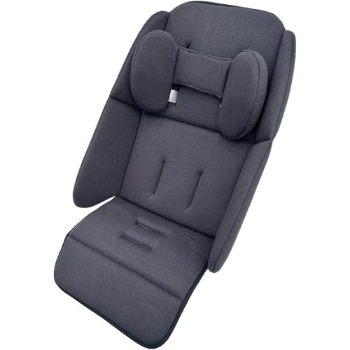 Stroller Infant Insert Liner Seat Cushion Compatible with Uppababy Vista, Vista V2, Cruz, Cruz V2, RUMBLESEAT V2 and RUMBLESEAT V2+, Skin Friendly Fabric (Dark Grey)