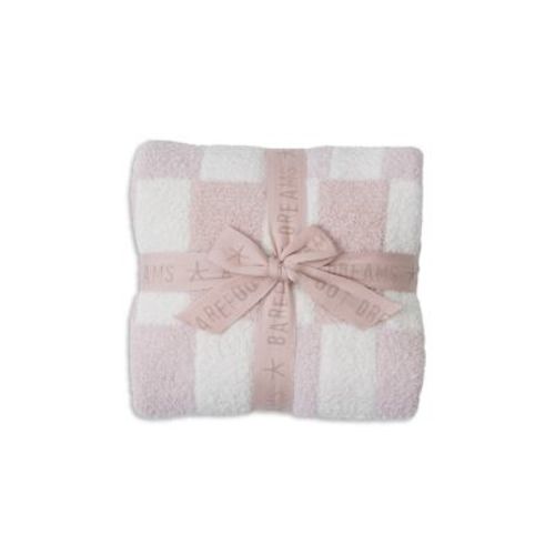 CozyChic Scalloped Checked Stroller Blanket