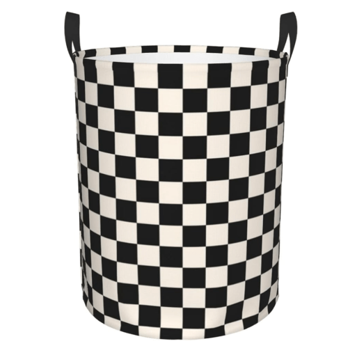 Black Checkered Hamper