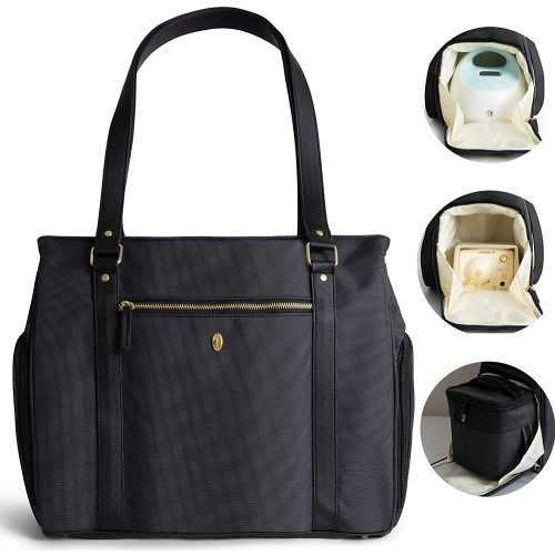 Breast Pump Bag with Cooler Pocket and 15” Laptop Sleeve Ellerby Style