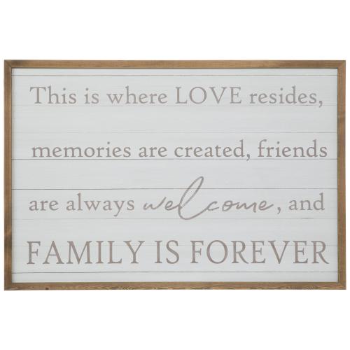 Family Is Forever Wood Wall Decor