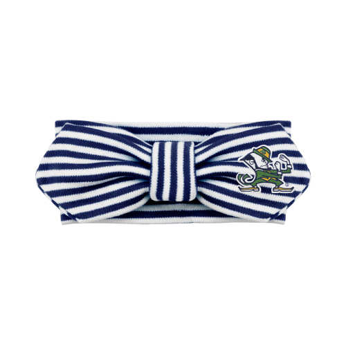 Notre Dame Fighting Irish Striped Hair Knot | College Baby