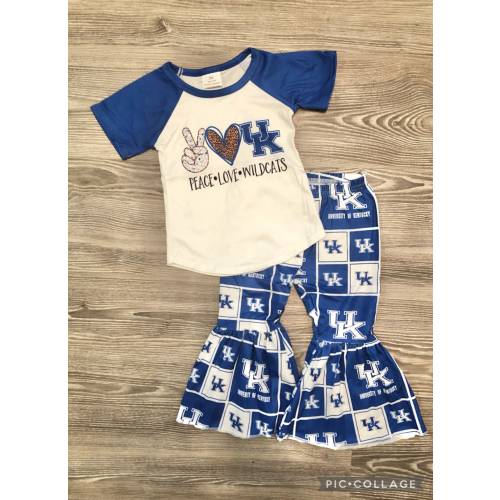 UK Wildcats Bell Bottoms Set - Baby and Toddler Girl Clothing