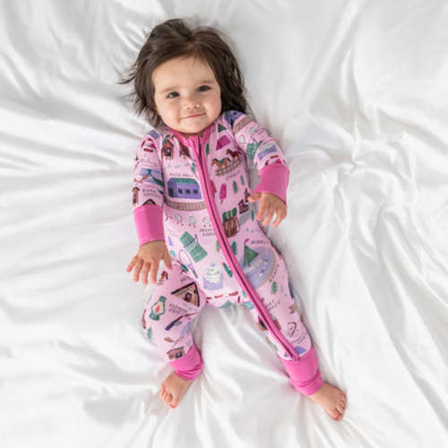 Pink Camp Sleepies Zippy