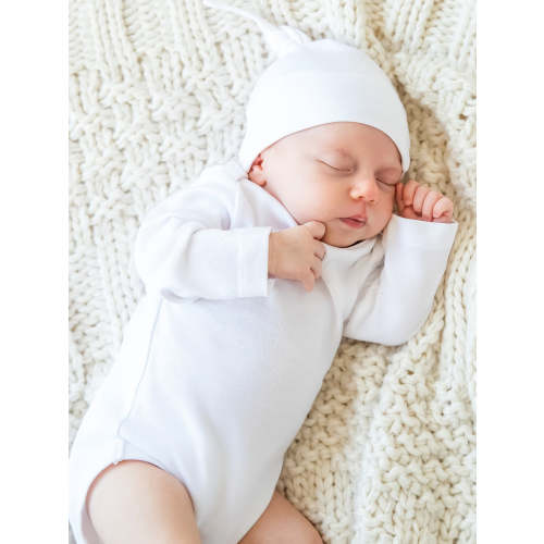 Top Knot Baby Hat | Newborn Boy