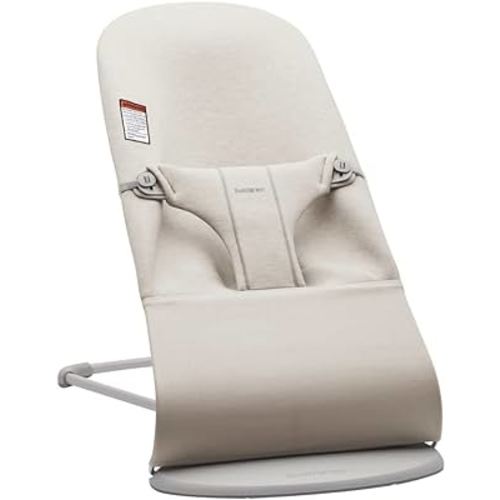 BabyBjörn Bouncer Bliss, 3D Jersey, Light Beige