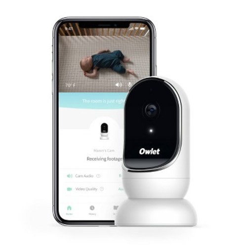 Owlet Cam Smart Baby Monitor - Secure, Encrypted HD Video from Anywhere, with Sound & Motion Notification