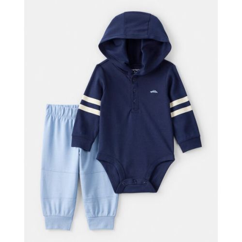 Baby Boy 2-Piece Car Bodysuit & Pant Set - Blue | Carter's