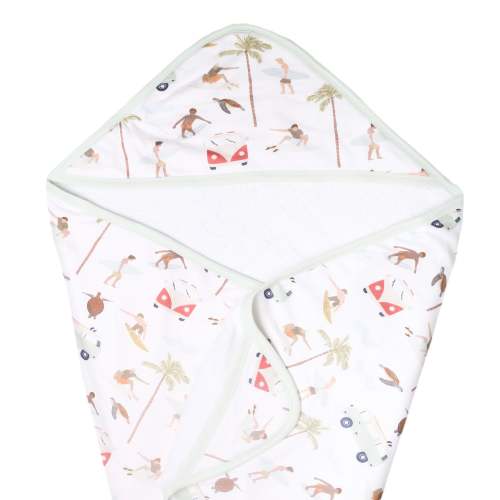 Premium Baby Knit Hooded Towel - Maui