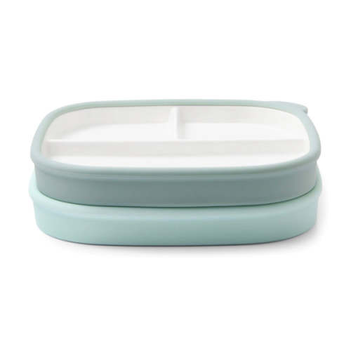 Clean Start Toddler Divided Plate | Premium Ceramic | Non Toxic – Ello