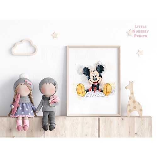 mickey mouse art, mickey wall art, mickey mouse art, mickey nursery decor, mickey mouse wall art, nursery wall art, nursery decor, wall art