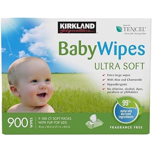 KIRKLAND Signature Baby Wipes (900 Wipes)