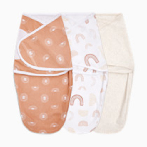 Aden + Anais Essentials Cotton Wrap Swaddles (3 Pack) - Keep Rising, 0-3 Months, 3
