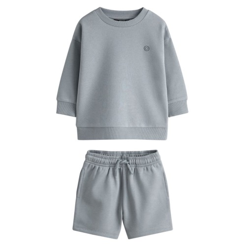 Kids' Sweatshirt & Shorts Heavyweight Jersey Set