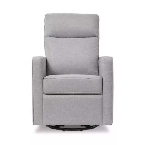 Gabby Pillowback Swivel Glider - Misty Gray