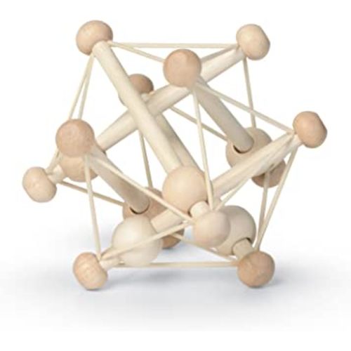 Manhattan Toy Skwish Natural Rattle and Teether Grasping Activity Toy