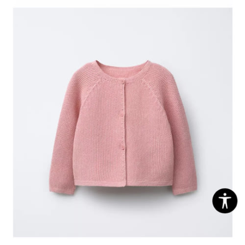 KNIT CARDIGAN - Pink | ZARA United States