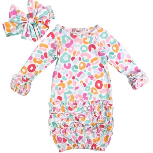 Clover Cottage Baby Gown & Headband Set
