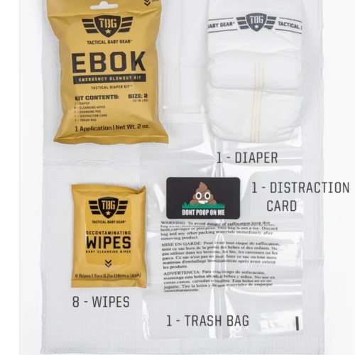 Diaper Changing Kit | Emergency Blowout Kit(EBOK) | Tactical Baby Gear
