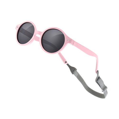 Baby Sunglasses with Strap Polarized Flexible UV400 for Infant Toddler Boys Girls Age 0-24 Months