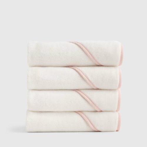 Organic Turkish Cotton Baby Hooded Towel Set 4-Pack