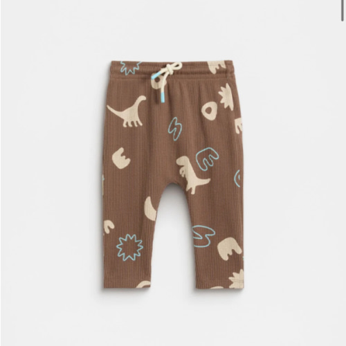 Dino Waffle Pant | Cocoa | Seed Heritage