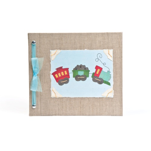 Puppy (Boy) Baby Memory Book — Hugs and Kisses XO