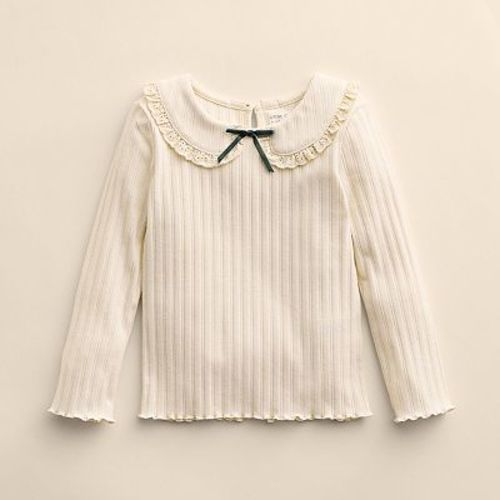 Baby & Toddler Girl Little Co. by Lauren Conrad Collared Rib Tee
