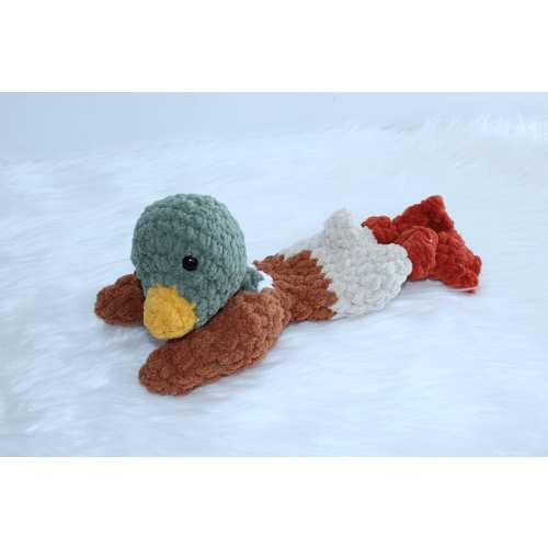 Mallard Duck Snuggler, Mallard Lovey, Duke Duck Mini Snuggler, Crocheted Lovey, Baby Gift, Baby Snuggler, Toddler Toy, Farm Animals, Birds