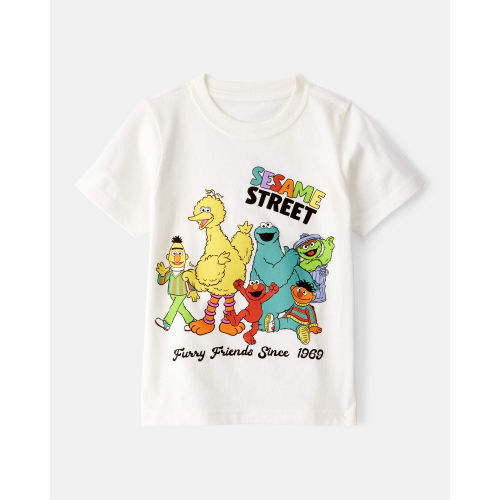 Toddler Sesame Street Short-Sleeve Graphic Tee - Ivory - Carter's | Carter's