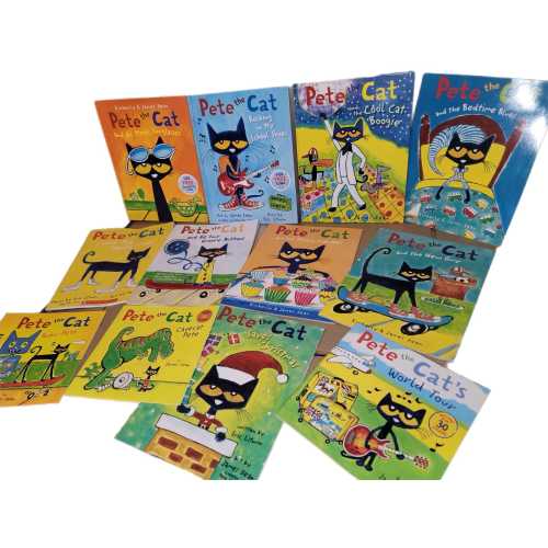 Lot of 5 Pete the Cat Paperback/Hardcover Books~James Dean/Eric Litwin Learn to Read Picture *Chapter UNSORTED Set *Random Mix* ~Free Ship