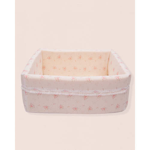 Whisper Pink Floral Rectangle Basket – Fleurisse by Spring Flowers
