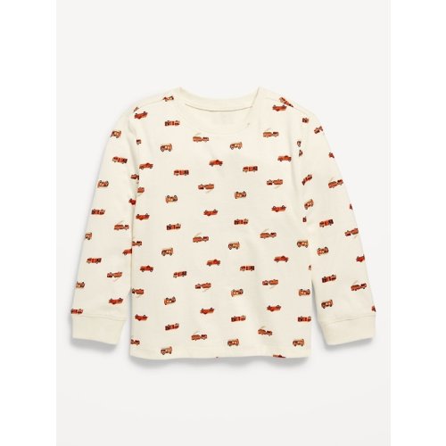 Printed Long-Sleeve T-Shirt for Toddler Boys