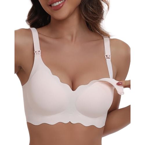 As Fairy Nursing Bras for Breastfeeding Seamless Wireless Maternity Bra Floral Pregnancy