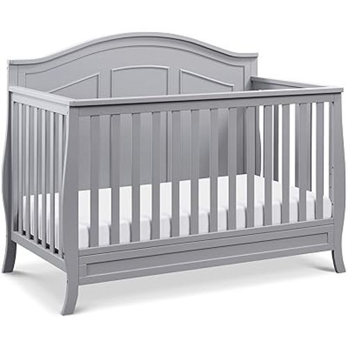 DaVinci Emmett 4-in-1 Convertible Crib in Grey, Greenguard Gold Certified