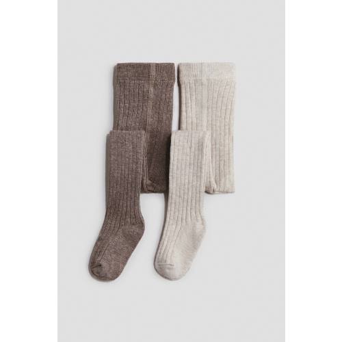 2-PACK RIBBED TIGHTS
