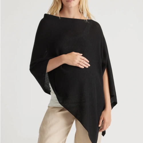 Lightweight Cotton Cashmere Nursing Shawl