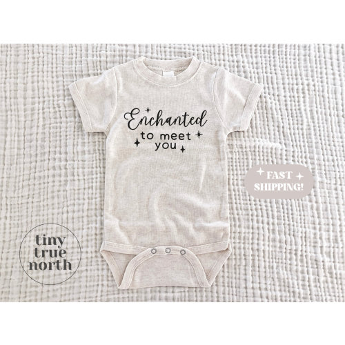 Enchanted to Meet You Shirt - Enchanted to Meet You One Piece - Swift Baby Shirt - Eras - Swift Gift - Gift For Swift