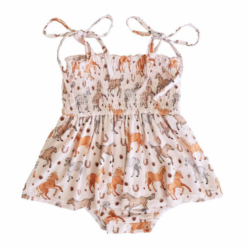 Smocked Twirl Bodysuit | P's Ponies