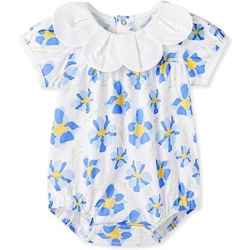 pureborn Baby Girls Boys Bodysuit Super Soft Cotton Romper 0-24 Months