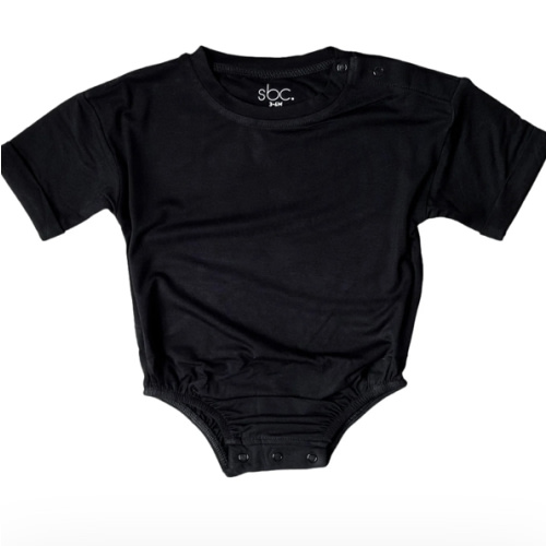 Everyday Bamboo Tee-Onesie in Jett