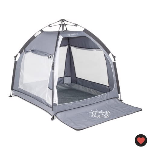 Baby Delight Go With Me Deluxe Playard Villa Tent - Elephant Gray