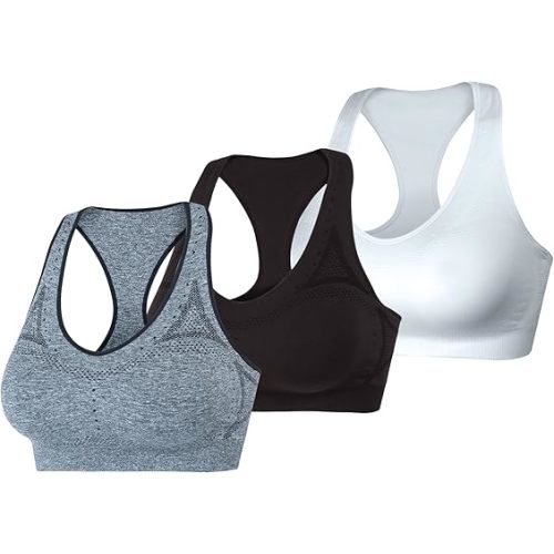 Hanes Women's Sport Seamless Racerback Sports Bra