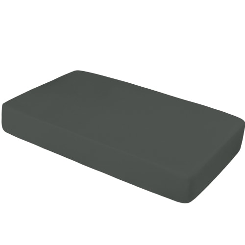 Ntbay 100% Brushed Microfiber Fitted Crib Sheets, Ultra Cozy and Soft Crib Sheet for Standard Crib and Toddler Mattresses, Boys, Girls, Unisex, 28" x 52", Dark Gray