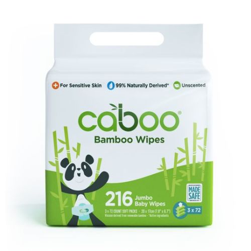Baby Wipes, Bamboo, Natural Aloe Scent, Value Pack, 216 ct
