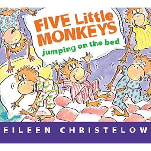 Five Little Monkeys Jumping on the Bed Board Book (A Five Little Monkeys Story)