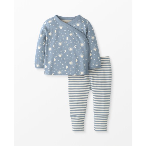 Baby Layette Wrap Top & Wiggle Pant Set | Hanna Andersson