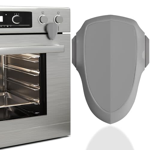 BABY PROOF ME Oven Lock Child Safety, 1 Pack, Oven Door Lock Child Safety, Oven Baby Proofing, Heat-Resistant, Durable & Easy to Install Oven Safety Locks for Toddlers, Baby Proof Oven (Grey)