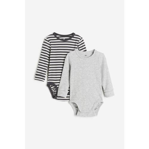 2-PACK ADJUSTABLE-FIT LONG-SLEEVED BODYSUITS