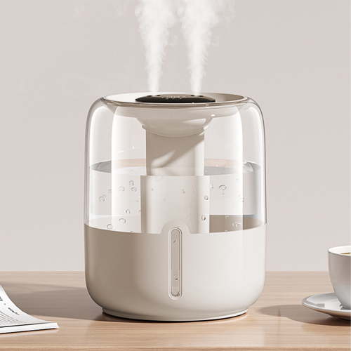 FYHALE Air Purifier and Humidifier Combo Large Capacity Double Spray USB Household Mute Large Direction Humidifier Digital Display Desk Night Light Humidifier